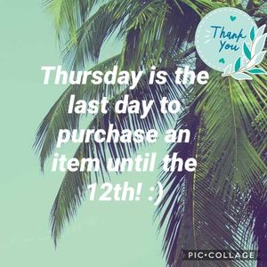 •purchase while you can•
